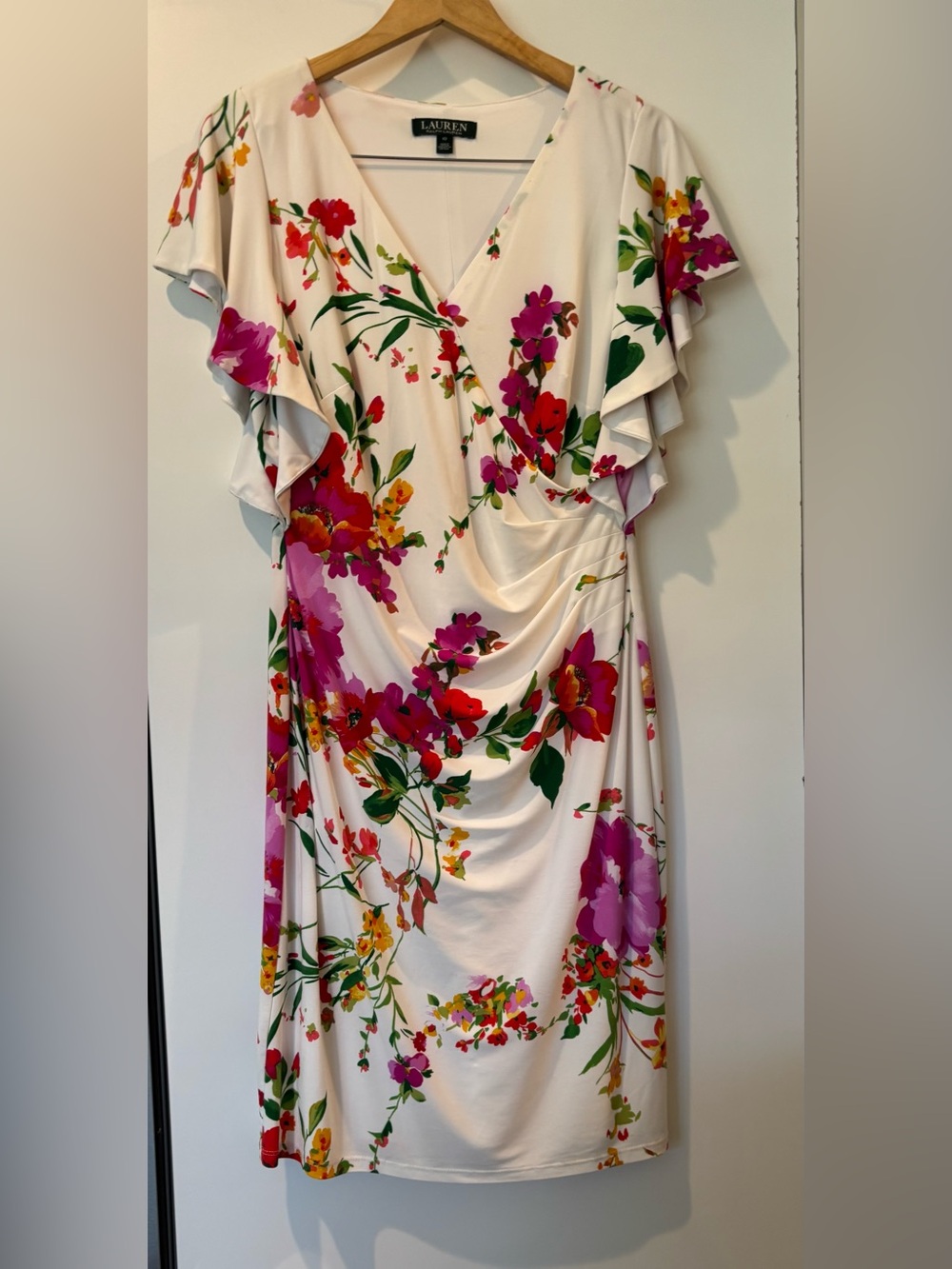 Lauren Ralph Lauren floral printed dress size 10 new without tags!
